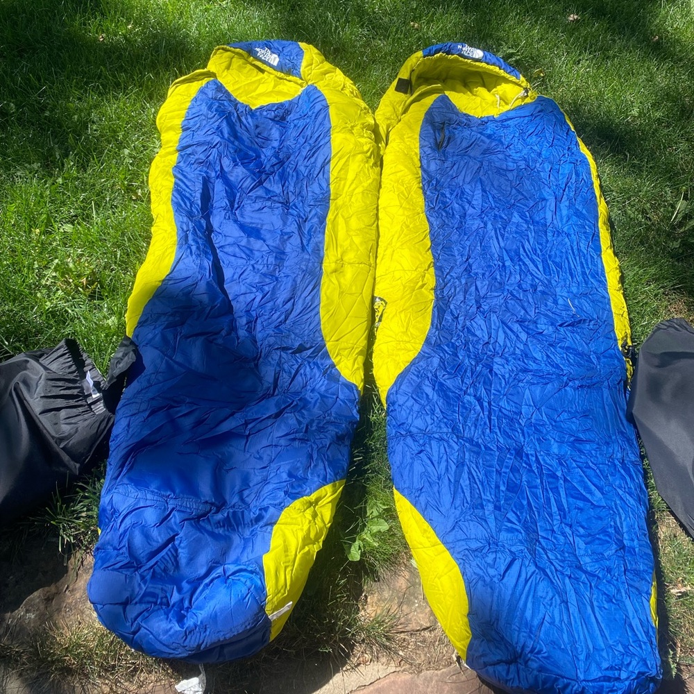 Pair of North Face Sleeping Bags Youth